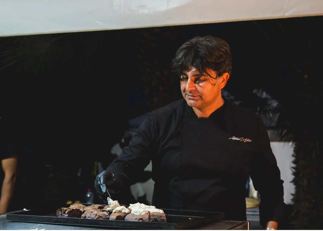 Chef Antonio Di Blasi - Live Pizza Station al banco per grandi eventi pubblici e catering aziendale